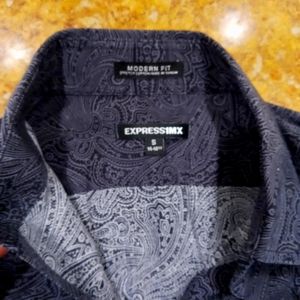 EXPRESS Slim Floral Stretch Cotton